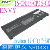 電池動力 HP SR04XL 電池(保固更長)-惠普 ENVY X360 15-CN 15-CP 15-CX 15M-CP 15-CP0005NG 15-CP0013NR 15M-CP0011 15M-CP0012dx 15-CX0058TX 15-CX0059TX 15-CX0060TX OMEN 15-DC0000 15-DC0001NG 15-DC0004TX 15-DC0005TX SR03XL