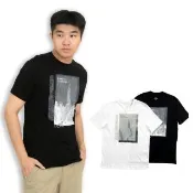 【A|X Armani Exchange】Armani Exchange 帝國大廈 紐約景點 AX 純棉 短袖 上衣  T恤 短T(短袖 T恤9524AK4)
