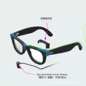 全球選品1館 生活百貨 Ray-Ban/Meta 雷朋AI眼鏡專用續航單電款Vimi-01不含AI眼鏡