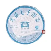 【茶韻】2007年大益7542-701青餅357g/餅 普洱茶 茶葉禮盒(生茶/附收藏盒x1.可提袋)(中秋禮盒)