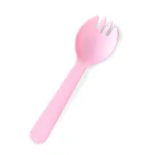 (店+)【蕉蕉購物】一次性獨立包裝彩色叉杓布丁湯匙 甜點 塑膠餐具 免洗叉子 慶生派對 生日 蛋糕 衛生