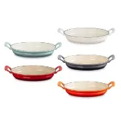 【Le Creuset】Modern Heritage系列琺瑯鑄鐵鍋橢圓烤盤28cm(5色選1)