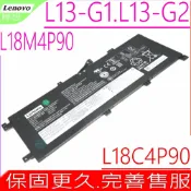 電池動力 LENOVO L18C4P90 電池 聯想 ThinkPad L13 G1 G2 L13 Yoga G1 G2 L13 Yoga 20R6S00800 L13-20R3 L13-20R4 L13-20R5 L13-20R6 L13 Gen2 L13 Yoga Gen 2 L13-G1 L13-G2 L18M4P90 02DL031 L18D4P90