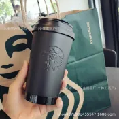全球選品1館 生活百貨 新款星巴K藤原浩聯名款保溫杯FRAGMENT MYST金屬隨行杯咖啡杯杯