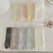 suxinaimin二指襪子女春夏季薄款透氣中筒襪桑蠶絲月子分趾堆堆襪