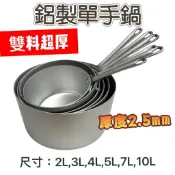 【知久道具屋】單手鍋 鋁製單手鍋 雙料 加厚 可疊 鋁鍋 醬料鍋  西餐鍋 西餐爐 義大利麵鍋 湯鍋 拉麵