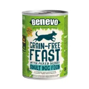 【蝦皮直營】Benevo 倍樂福 英國無穀饗宴蔬菜草本主食犬罐395g 素食 純素 狗罐頭 主食罐 飼料 低敏 敏感犬