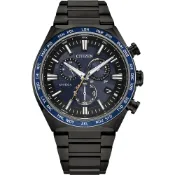 聊聊甜甜價◆CITIZEN 星辰 鈦 萬年曆 時尚光動能電波計時錶 CB5967-66L