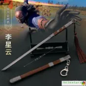 『台灣出貨』不良人 周邊 畵江湖之不良人動漫周邊兵器李星雲武器模型閤金龍泉劍擺件玩具 RDFS