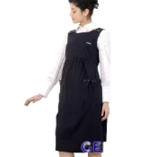 【Gennies 奇妮】圓領式背心洋裝款電磁波防護衣-丈青/軍綠/粉(GQ42)