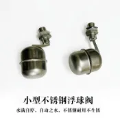 【全不鏽鋼浮球閥】迷你小型 4分 自動止水閥 水桶 上進水 側進水 開關 20公升 飲水桶 止水 浮球開關 不鏽鋼 水箱