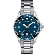 【TISSOT 天梭】Seastar 1000 海星300米潛水錶 -36mm 手錶 情人節 禮物(T1202101104100)
