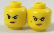 【樂高大補帖】LEGO 樂高 黃色 Nya臉【6192332/3626cpb1888/70618/70617】MD-14