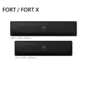 米特3C數位 【享最高折300】COUGAR 美洲獅 FORT X 人體工學鍵盤掌托