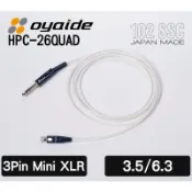 【于凱】Oyaide頂級線材 mini XLR to 3.5 6.3 耳機升級線