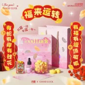 【輕刻佳點】香薰燈 擴香石 天然水晶礦石 香薰套裝 福來運轉高顔值香薰套盒 財香四溢創意新年禮盒 送朋友春節禮物