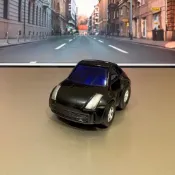 收藏調整｜二手稀有｜Welly COLLECTION Q 版合金迴力車 黑色 賽車