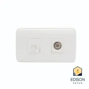 國際牌 Panasonic RISNA 系列 埋入式 電視 網路插座 白色 灰色 附蓋板 WCSF47619W