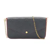【DOKODEMO】[二手] 路易威登LOUIS VUITTON肩背包 Pochette Felicie Monogram Empreinte Marine Rouge M64099 Marine Rouge 皮革 Pochette Felicie