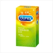 艾薇兒 滿額9折★Durex杜蕾斯 螺紋裝保險套 12入 男用情趣 避孕套 衛生套 安全套