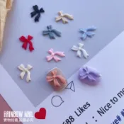 Rainbow Nail 日係磨砂蝴蝶結A58-A67 美甲蝴蝶結
