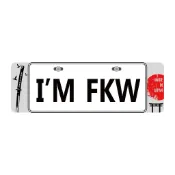 反光屋FKW 車牌磁貼 日本 車牌框 新式七碼車牌 LEXUS TOYOTA SUBARU NISSAN SUZUKI