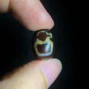 阿卡 財神寶瓶天珠 / 寶源天珠 桶珠手串 天珠圖騰 DIYdiy設計配件 天然瑪瑙玉髓礦石 藏傳佛教