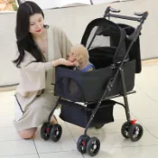 【免運】寵物拉桿箱 寵物箱 小狗推車寵物推車狗狗貓咪清倉大型犬小型犬外出寵物車戶外出行輕便可折疊
