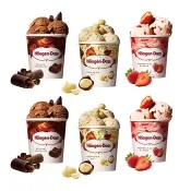 【Costco好市多】哈根達斯 冰淇淋 473毫升 X 6入 Häagen-Dazs Ice Cream 473 ml X 6-Count