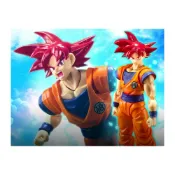(店+)【BANDAI 萬代】正版現貨 S.H.F 七龍珠超 超級賽亞人之神 孫悟空 正直之心的賽亞人之神 / SHF 可動模型完成品