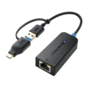 玉山最低比價網 [3美國直購] Cable Matters 202095 USB-C /A 3.1 轉 2.5G 網路線轉接頭 (不適用 M2 Mac) Thunderbolt / USB 4