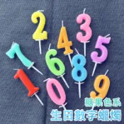 【台灣現貨 附發票】生日數字蠟燭兒童創意浪漫驚喜禮物派對用品生日快樂蛋糕蠟燭