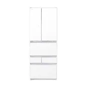 可退稅 基本安裝+舊機回收 TOSHIBA 509L 無邊框玻璃六門變頻電冰箱 GR-ZP510TFW(UW) 玻璃白