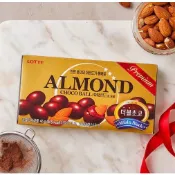 【LOTTE 樂天】杏仁巧克力球  雙層濃郁可可 Almond Chocolate Choco Ball 46g