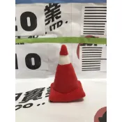 三角錐絨毛玩具#吊飾#一組2個10公分/18公分#娃娃#交通警示