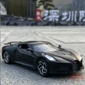 連盛 布加迪跑車模型132超跑合金車模帶聲光回力玩具車仿真小汽車模型