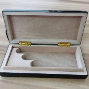 COHIBA 高希霸 三支裝 雪鬆木 雪茄盒 煙盒 高光 烤漆 便攜 雪茄保濕盒 雪茄盒便攜 雪茄盒