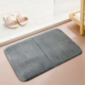 (店+)【FANCY LIFE】珊瑚絨地墊(地墊 浴室地墊 地毯 踏巾 防滑地墊 浴室 廚房地墊 臥室地墊 腳踏墊 吸水地墊)