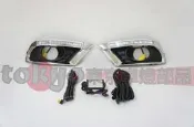 ＠Tokyo東京車燈部品＠TOYOTA豐田 CAMRY 09~11年 DRL R8 LED 日行燈 霧燈框含線組一組