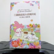 【珮珮小屋】三麗鷗盆栽&玻璃杯組附立體公仔攪拌棒（隨機）