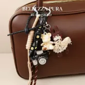 Bellezza Pura 創意可愛卡通小熊挂件時尚手提包配飾 DIY 吊飾