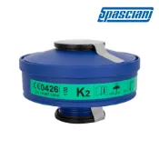 SPASCIANI 氨氣濾毒罐 中濾度濾罐 K2-100 K2-200 全罩式防毒面具 呼吸護具 隨機出貨