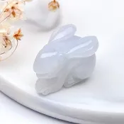 【錢兔似錦】冰糯種翡翠兔子吊飾 | 天然緬甸玉翡翠A貨 | 送禮