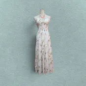 *♡*DFAY/細肩帶.甜美雪紡洋裝/適XXS/全新/二手衣《Anna的百寶箱》