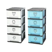 (店+)【KEYWAY 聯府】台灣製/FV401/FV408/亞士都四層櫃(附輪)/衣物收納櫃/置物櫃/108L/收納/內衣收納/小朋友衣物收納