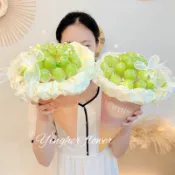 草莓塔 麝香葡萄🍇 情人節 大款/小款 冰淇淋甜筒 DIY聖代花束 包花紙 包裝紙 低成本自己動手做 🎄絲帶聖誕樹🎄