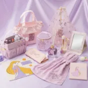 售完不補! 現貨⭐️ 日本正品 長髮公主 化妝刷具組 珍珠刷具筒 直立鏡 鏡子 化妝鏡 立鏡 摺疊鏡【DJ-B0015】