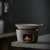 設彩品牌旗艦店 溫茶器 煮茶器 日式陶瓷焙茶烤茶器炒茶溫茶器加熱茶葉燒烘茶爐蠟燭底座提香器『XY37699』