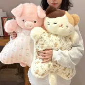 【臺灣發貨】玩偶安撫抱枕大象毛絨玩具娃娃女生睡覺靠枕上班族午休枕生日禮物生日禮物 交換禮物