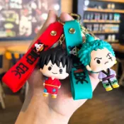 【新款】卡通海賊王吊飾 娃娃機鑰匙扣批發 女生可愛l鑰匙圈吊飾 3D汽車鑰匙鏈 時尚背包掛飾 立體情侶公仔禮物